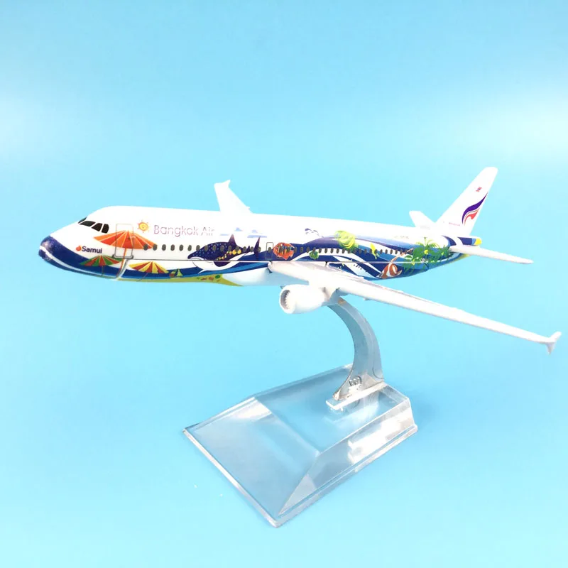 Модель пассажирского самолета A320 из Бангкока модель GOL 16 см рождественские