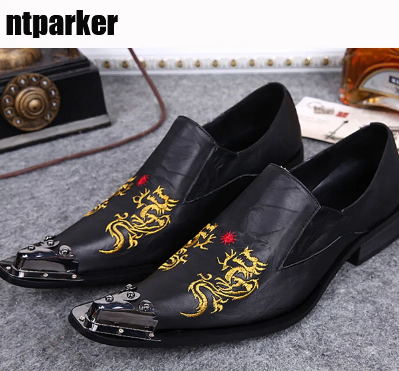 ntparker-Designer's Men Shoes Pointed Toe Men Leather Shoes Slip On Italian Style Party Leather Business Dress Shoes, Size 38-46
ntparker-Designer's Men Shoes Pointed Toe Men Leather Shoes Slip On Italian Style Party Leather Business Dress Shoes, Size 38-46