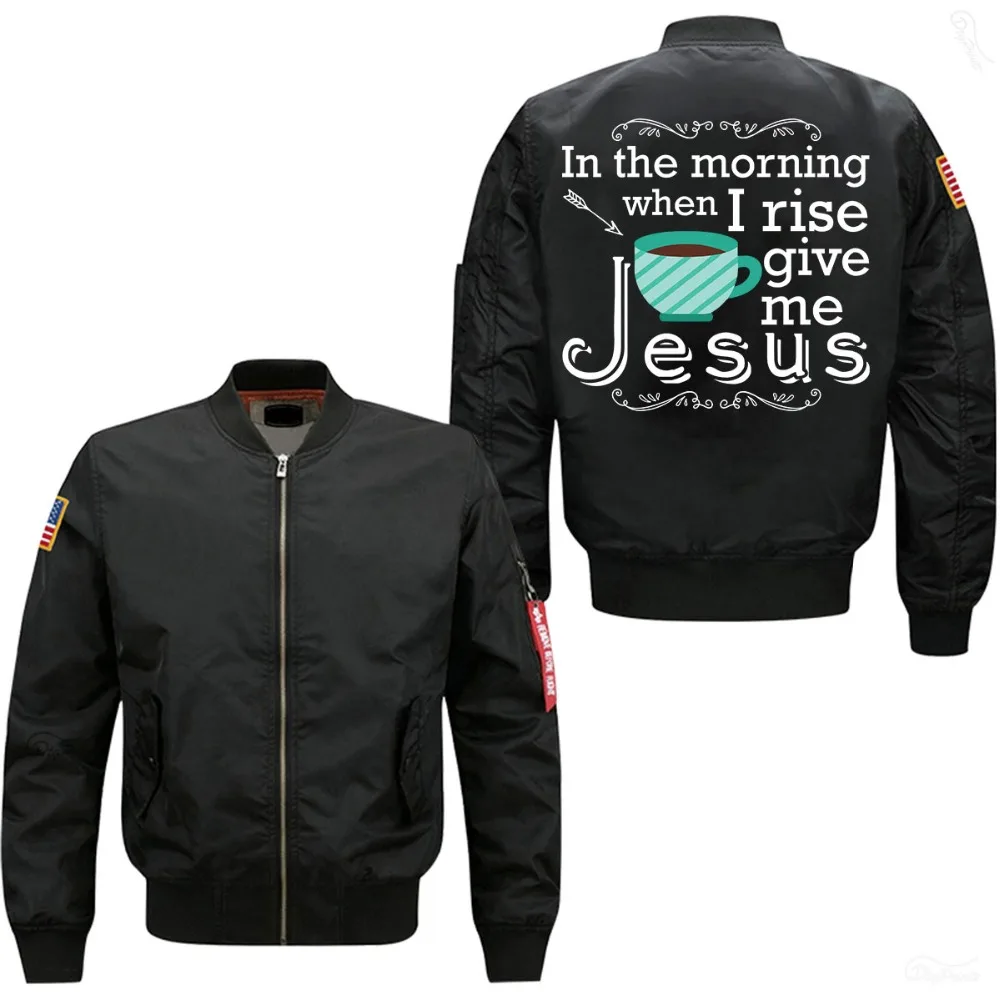 2019 hot spring autumn man bomber jacket, inside cotton,Give me Jesus print mans flight jacket USA size free shipping
2019 hot spring autumn man bomber jacket, inside cotton,Give me Jesus print mans flight jacket USA size free shipping