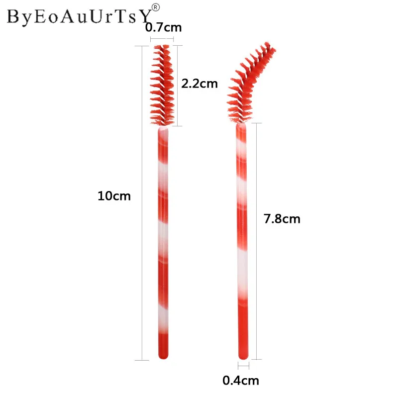 500pcs Cosmetics Eyelash Comb Brush Set Kit Disposable Eyebrow Makeup Mascara Wands Extension Tools | Красота и здоровье