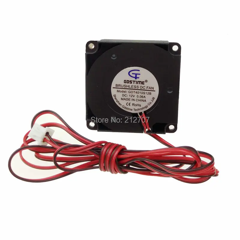10PCS Gdstime 3D Printer Fan Blower 40mm x 40mm x 10mm 12V 40x40x10mm DC Cooling Cooler
10PCS Gdstime 3D Printer Fan Blower 40mm x 40mm x 10mm 12V 40x40x10mm DC Cooling Cooler