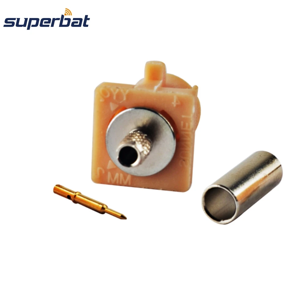 Superbat 10pcs Fakra Connector Crimp Male Code I- Beige/1001 for Bluetooth for Cable RG316 RG174 LMR100
Superbat 10pcs Fakra Connector Crimp Male Code I- Beige/1001 for Bluetooth for Cable RG316 RG174 LMR100