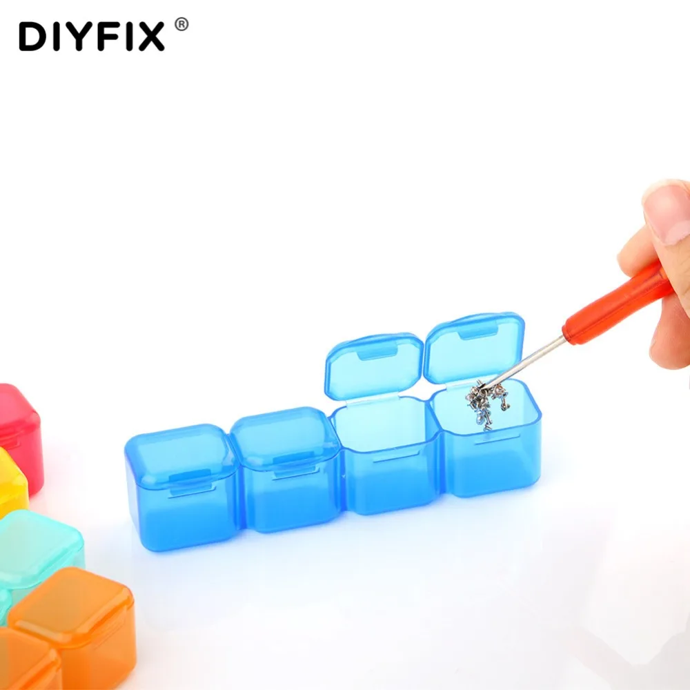 DIYFIX пластиковый органайзер контейнер коробка для хранения Съемный отсек