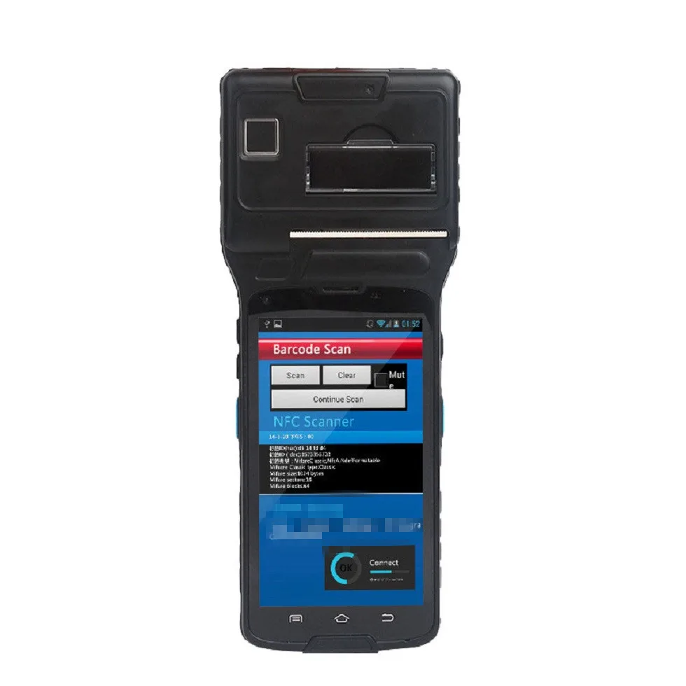 5Inch Touch Screen Quad-Core Industrial Android Tablet Smart Pos Printer Terminal with Built-in 1D Barcode Scanner LS550S(1D)
5Inch Touch Screen Quad-Core Industrial Android Tablet Smart Pos Printer Terminal with Built-in 1D Barcode Scanner LS550S(1D)