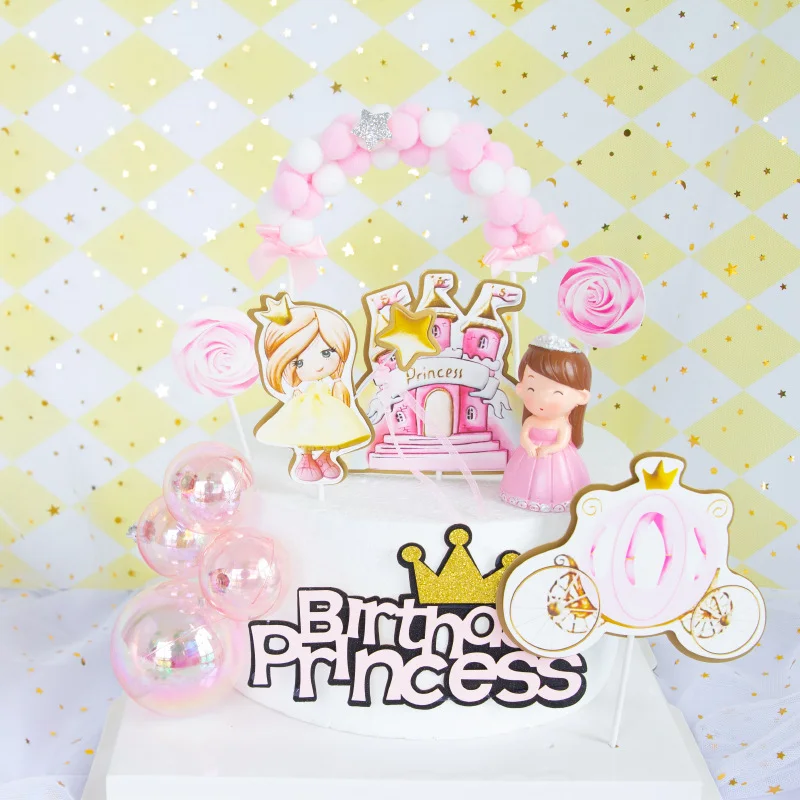 Party Decoration Princess & Castle Baking Insert Card Birthday Cake Decoration Wishing Star Plugin Plugin
Party Decoration Princess & Castle Baking Insert Card Birthday Cake Decoration Wishing Star Plugin Plugin