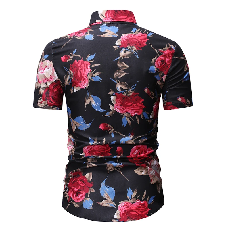 Новинка 2019 мужские рубашки с черепашками тонкими рукавами Модные повседневные