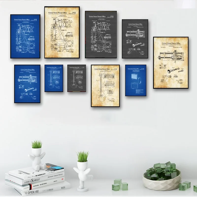 Drum Edison Phonograph Electric Guitar Fender Amplifier Fender Bass Tremolo Blueprint Canvas Art Poster Oil Paintings No Frame
Drum Edison Phonograph Electric Guitar Fender Amplifier Fender Bass Tremolo Blueprint Canvas Art Poster Oil Paintings No Frame