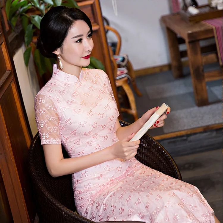 New Design Retro Slim Cheongsam Dress Summer Traditional Chinese Short Sleeve Qipao for Ladies Dinner Dress
New Design Retro Slim Cheongsam Dress Summer Traditional Chinese Short Sleeve Qipao for Ladies Dinner Dress