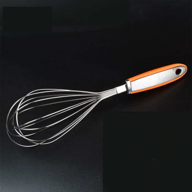 Mixer Egg Beater Manual Silicone Handle Self Turning Stainless Steel Whisk Hand Blender Egg Cream Stirring Kitchen Tools
Mixer Egg Beater Manual Silicone Handle Self Turning Stainless Steel Whisk Hand Blender Egg Cream Stirring Kitchen Tools