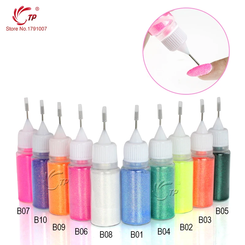 TP 10 Colors 10g/Bottle Nail Art Spray Jet Glitter Powder Acrylic French Tips Magic Dust 3D Decor Sprayer Powder Glitter Nail
TP 10 Colors 10g/Bottle Nail Art Spray Jet Glitter Powder Acrylic French Tips Magic Dust 3D Decor Sprayer Powder Glitter Nail