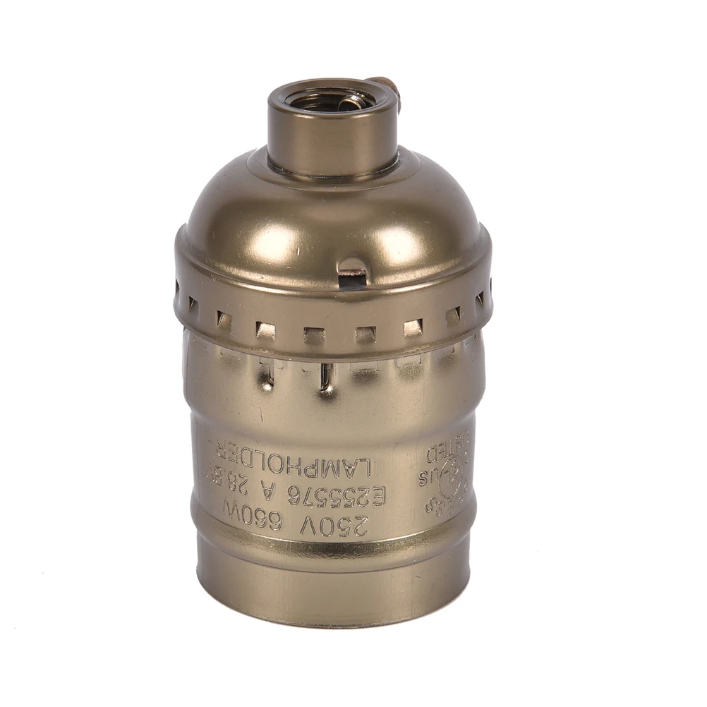 1Pcs E26/E27 Vintage Lamp Holder Retro Edison Screw Bulb Aluminum Shell Base Lamp Bulb Holder Pendant Lighting Socket
1Pcs E26/E27 Vintage Lamp Holder Retro Edison Screw Bulb Aluminum Shell Base Lamp Bulb Holder Pendant Lighting Socket