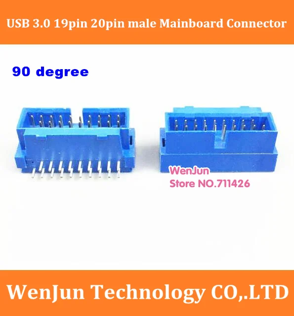 Wholesale !!! new USB3.0 19p 20p USB 3.0 19pin 20pin Male 90 degree mainboard motherboard connector socket
Wholesale !!! new USB3.0 19p 20p USB 3.0 19pin 20pin Male 90 degree mainboard motherboard connector socket