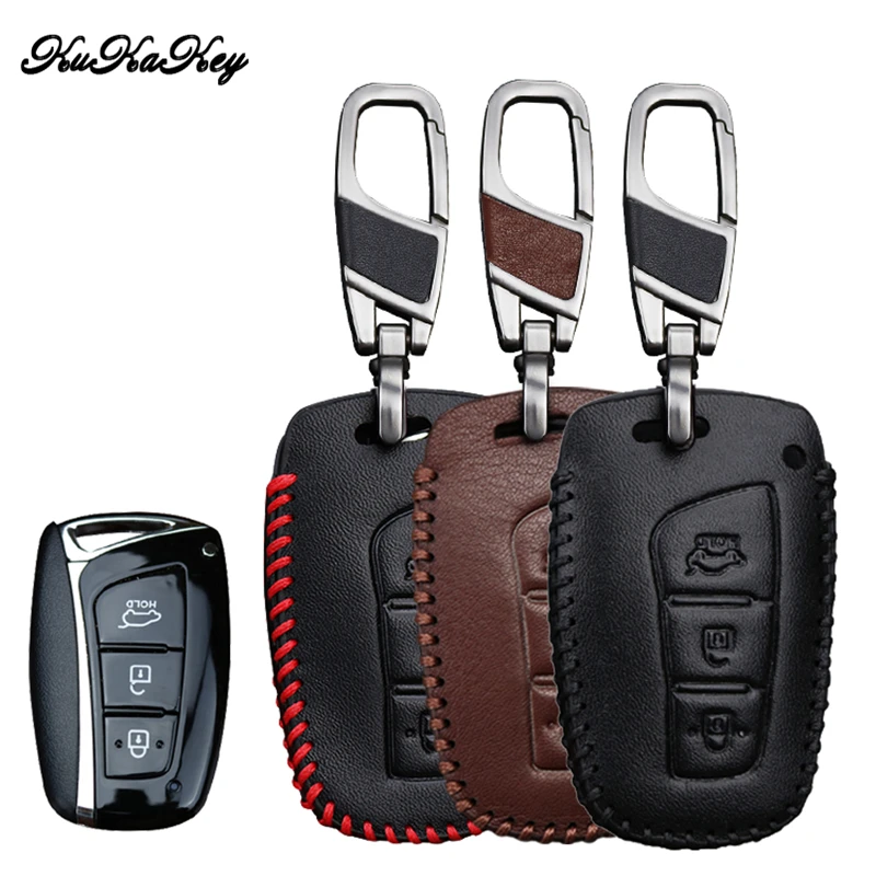 Leather Car Key Case Cover For Hyundai IX45 Santa Fe Tucson GDI 2013-2015 Smart Remote Car Protection Shell Accessories
Leather Car Key Case Cover For Hyundai IX45 Santa Fe Tucson GDI 2013-2015 Smart Remote Car Protection Shell Accessories