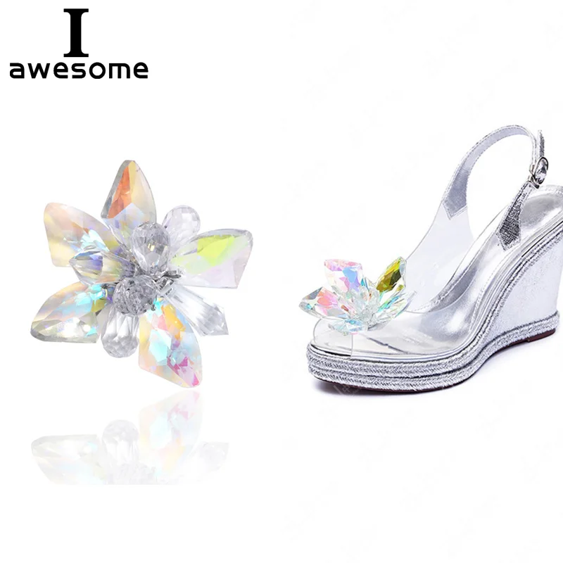 1pcs Crystal design Flower Bridal Wedding Party Shoes Accessories High Heels Shoes DIY Manual Rhinestone Shoe Decorations
1pcs Crystal design Flower Bridal Wedding Party Shoes Accessories High Heels Shoes DIY Manual Rhinestone Shoe Decorations