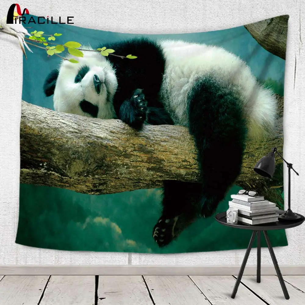 Miracille Cute Panda Wall Hanging Tapestries Home Decoration Polyester Home Art Carpet Living Room Tapestry Table Cloth
Miracille Cute Panda Wall Hanging Tapestries Home Decoration Polyester Home Art Carpet Living Room Tapestry Table Cloth