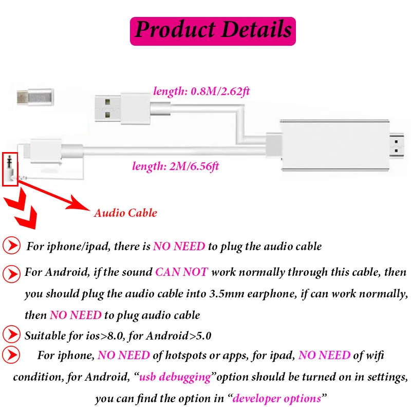 MHL для Samsung Galaxy S8/плюс A3/A5/A7/j3/J5/J7 2017/ 2016 OnePlus 5/3 т/3 Micro USB/Тип C к HDMI адаптер HDTV разъем |