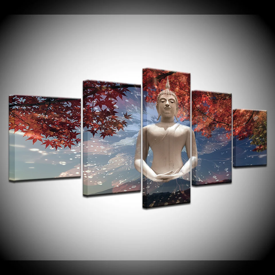 Painting Wall Art Pictures Canvas Modular Poster Frame 5 Panel Buddha Statue Maple leaf Flower Landscape Home Decor HD Print
Painting Wall Art Pictures Canvas Modular Poster Frame 5 Panel Buddha Statue Maple leaf Flower Landscape Home Decor HD Print