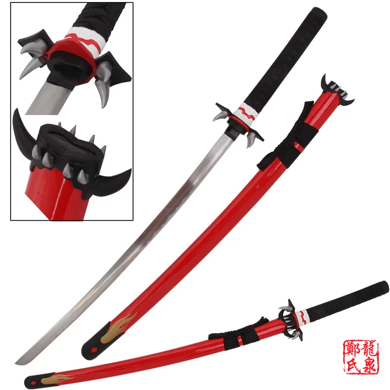 Anime Blood C Saya Kisaragi Katana Red Steel Blade Wooden Scabbard Cosplay Prop Metal Craft Decorative Sword No Sharp Supply
Anime Blood C Saya Kisaragi Katana Red Steel Blade Wooden Scabbard Cosplay Prop Metal Craft Decorative Sword No Sharp Supply