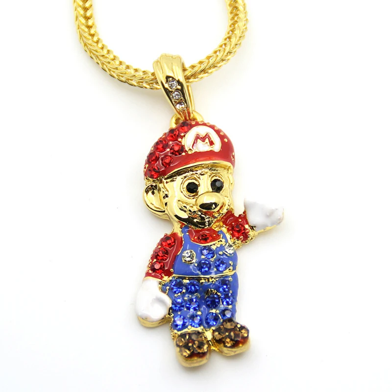 2021 New Fashion Bling Bling Cartoon Game Characters Pendant Hip Hop Necklace Jewelry
2021 New Fashion Bling Bling Cartoon Game Characters Pendant Hip Hop Necklace Jewelry