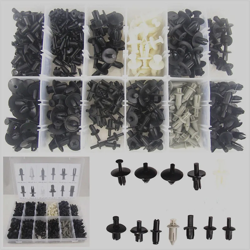 350Pcs/set New Car Auto Body Plastic Push Pin Rivet Fasteners Trim Moulding Clip Assortments
350Pcs/set New Car Auto Body Plastic Push Pin Rivet Fasteners Trim Moulding Clip Assortments