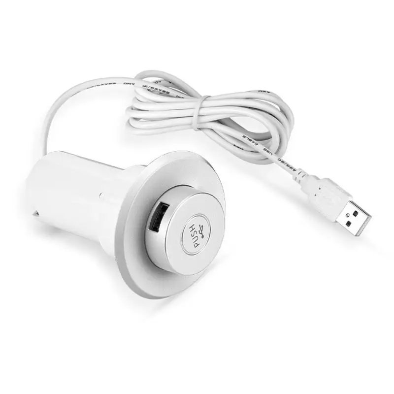Выдвижной настольный разъем USB 2 0 разветвитель с 3 портами адаптер для ноутбука ПК