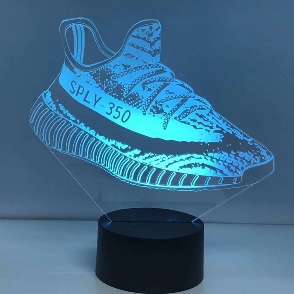 Home Decoration Mood Lighting Visual Casual Shoe Styling Table Lamp Kid Bedroom 3D LED Touch Switch Colorful Gradient NightLight
Home Decoration Mood Lighting Visual Casual Shoe Styling Table Lamp Kid Bedroom 3D LED Touch Switch Colorful Gradient NightLight