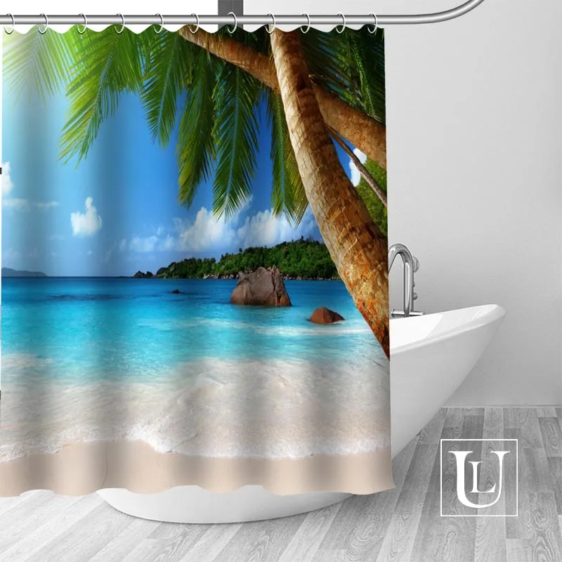 Custom beach summer Bath Curtain Fabric Modern Shower Curtain bathroom beautiful Curtains Bath decor
Custom beach summer Bath Curtain Fabric Modern Shower Curtain bathroom beautiful Curtains Bath decor