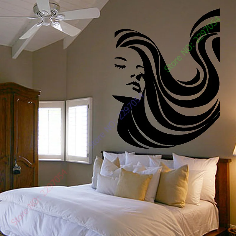 New Woman with Flowing Hair Vinyl Wall Art Decal Mural Sticker,Giant Stickers Free Shipping
New Woman with Flowing Hair Vinyl Wall Art Decal Mural Sticker,Giant Stickers Free Shipping