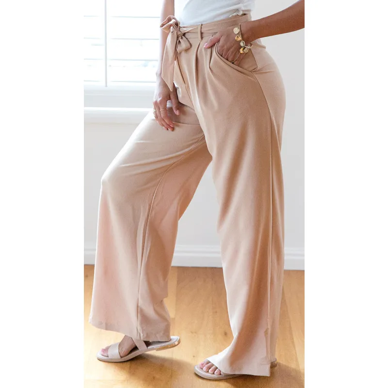 2018 Cotton Formal Rushed Hot Sale Pantalon Mujer Palazzo Pants High Waist Trousers Belt Solid Wide Leg Leisure Pants Woman
2018 Cotton Formal Rushed Hot Sale Pantalon Mujer Palazzo Pants High Waist Trousers Belt Solid Wide Leg Leisure Pants Woman