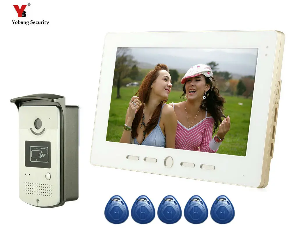 Yobang Security 10"Inch Doorbell Phone Doorbell Video Intercom Kit 1-camera white1-monitor Night Vision Wired Video Door Phone
Yobang Security 10"Inch Doorbell Phone Doorbell Video Intercom Kit 1-camera white1-monitor Night Vision Wired Video Door Phone