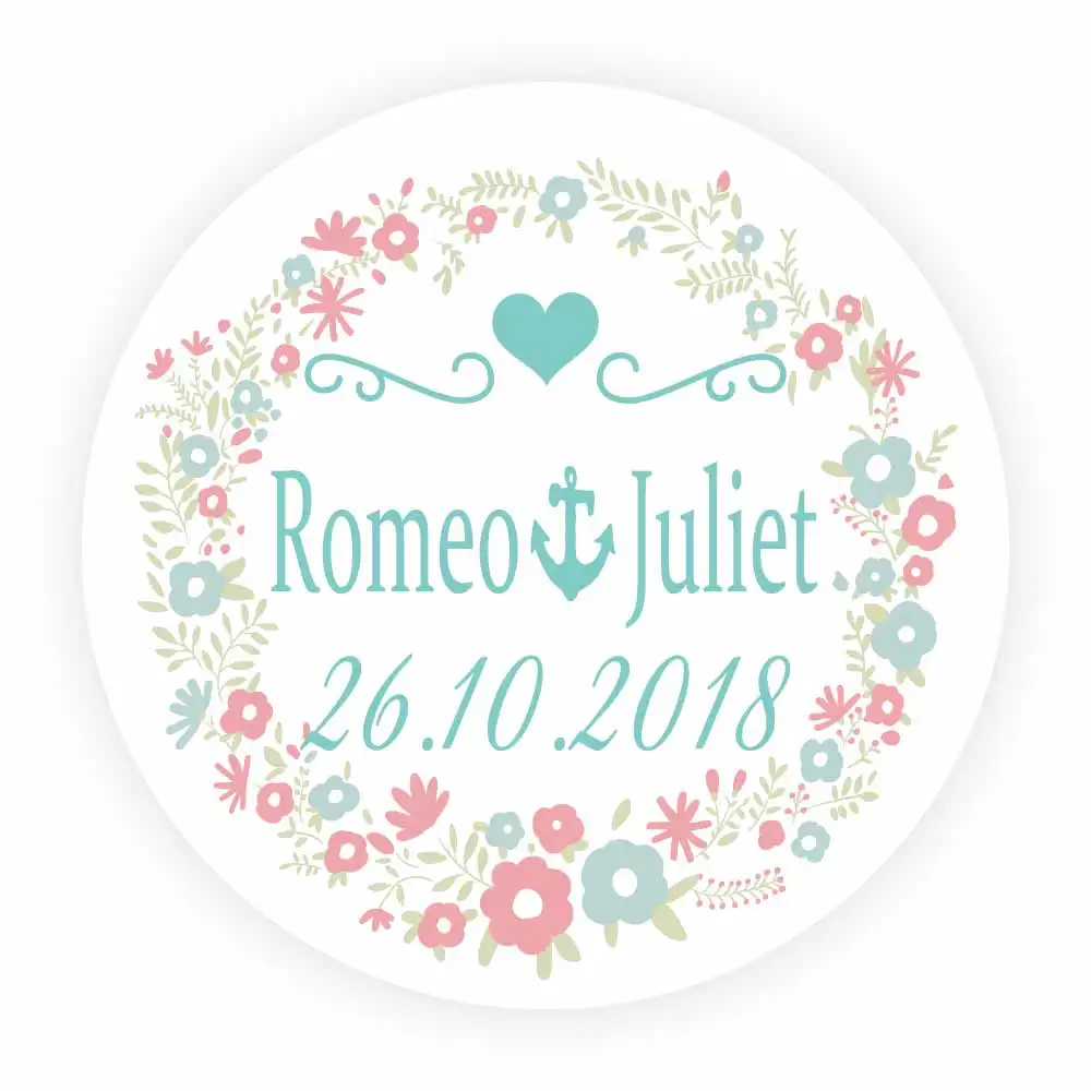 DouxArt 100pcs Custom Personalized Wedding Decoration Favors Stickers Seals, 40mm Communion Party Handmade Gift Labels V416
DouxArt 100pcs Custom Personalized Wedding Decoration Favors Stickers Seals, 40mm Communion Party Handmade Gift Labels V416