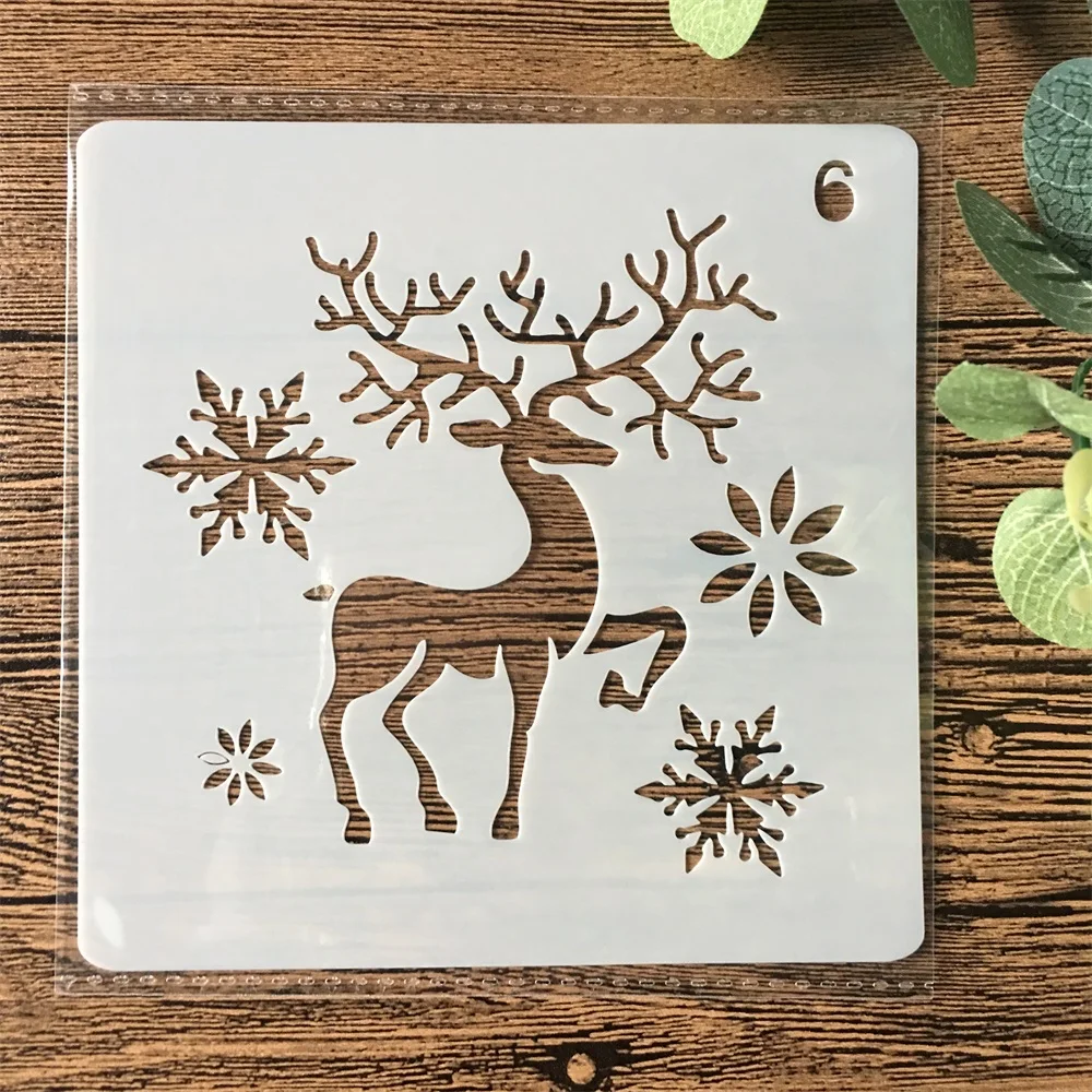 13cm Christmas Deer Snow DIY Layering Stencils Painting Scrapbook Coloring Embossing Album Decorative Card Template
13cm Christmas Deer Snow DIY Layering Stencils Painting Scrapbook Coloring Embossing Album Decorative Card Template