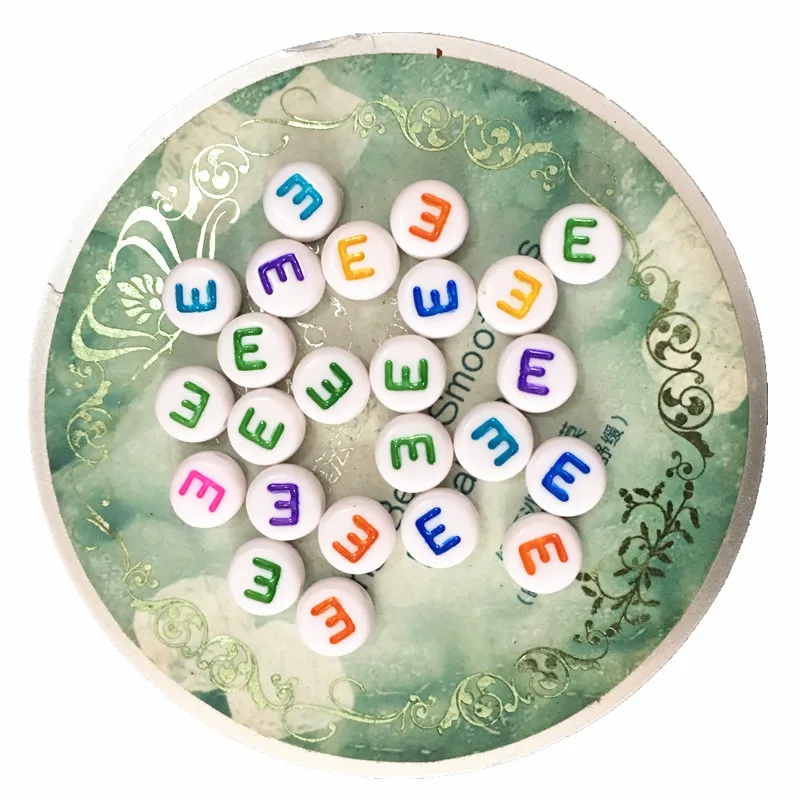 3600pcs 400pcs 4*7MM Flat Coin Round Shape Acrylic Letter Beads White with Colorful A-Z English Character Alphabet Beads
3600pcs 400pcs 4*7MM Flat Coin Round Shape Acrylic Letter Beads White with Colorful A-Z English Character Alphabet Beads