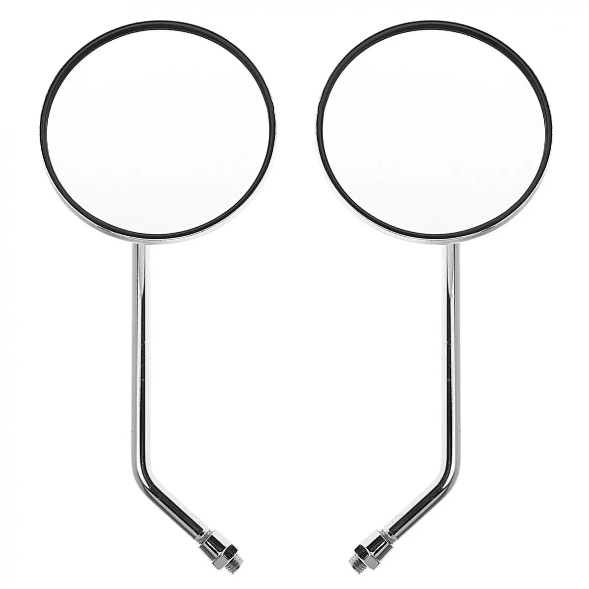Universal 1Pair 10mm Modified Plated Motorcycle Rearview Mirror Round Iron Mirror for Motorcycle
Universal 1Pair 10mm Modified Plated Motorcycle Rearview Mirror Round Iron Mirror for Motorcycle