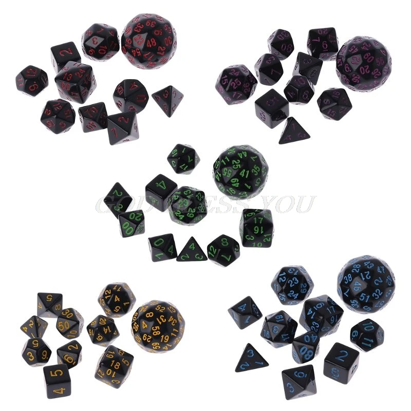 10 Pcs/Set Game Dice Multi Sided Dices Mixing Party Games Club Gifts Creative Adult Children For Dungeon D & D Games Play Dice
10 Pcs/Set Game Dice Multi Sided Dices Mixing Party Games Club Gifts Creative Adult Children For Dungeon D & D Games Play Dice
