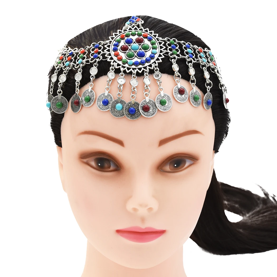 Indian Coin Bead Tassel Belly Dance Head Chain Headband Afghan Earrings Bracelet Bohemian Ethnic Tribal Hair Accessories Jewelry
Indian Coin Bead Tassel Belly Dance Head Chain Headband Afghan Earrings Bracelet Bohemian Ethnic Tribal Hair Accessories Jewelry