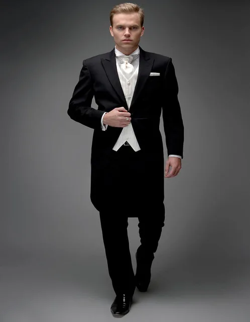 2018 Spring New Morning Style Groom Tuxedos One Button Men Suits Groomsman Men Wedding Suits Bridegroom Jacket+Pants+Vest
2018 Spring New Morning Style Groom Tuxedos One Button Men Suits Groomsman Men Wedding Suits Bridegroom Jacket+Pants+Vest