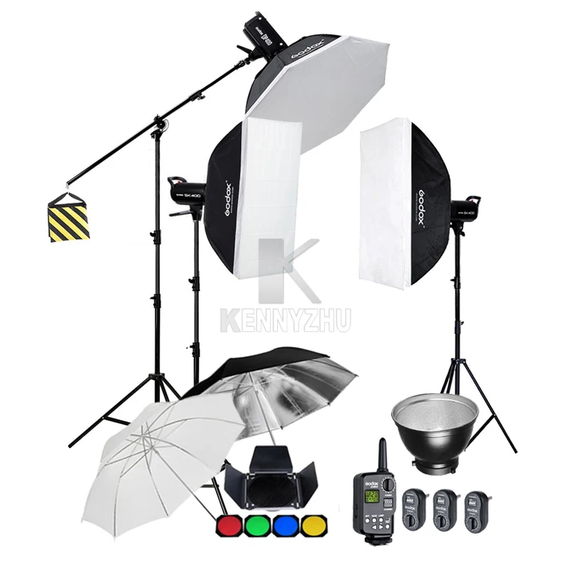 Godox DP600 600Ws + 2x SK400 400Ws Studio Strobe Flash Light Lighting FT-16 Trigger Kit +70x100cm/120cm Softbox +Stand +Boom Arm
Godox DP600 600Ws + 2x SK400 400Ws Studio Strobe Flash Light Lighting FT-16 Trigger Kit +70x100cm/120cm Softbox +Stand +Boom Arm