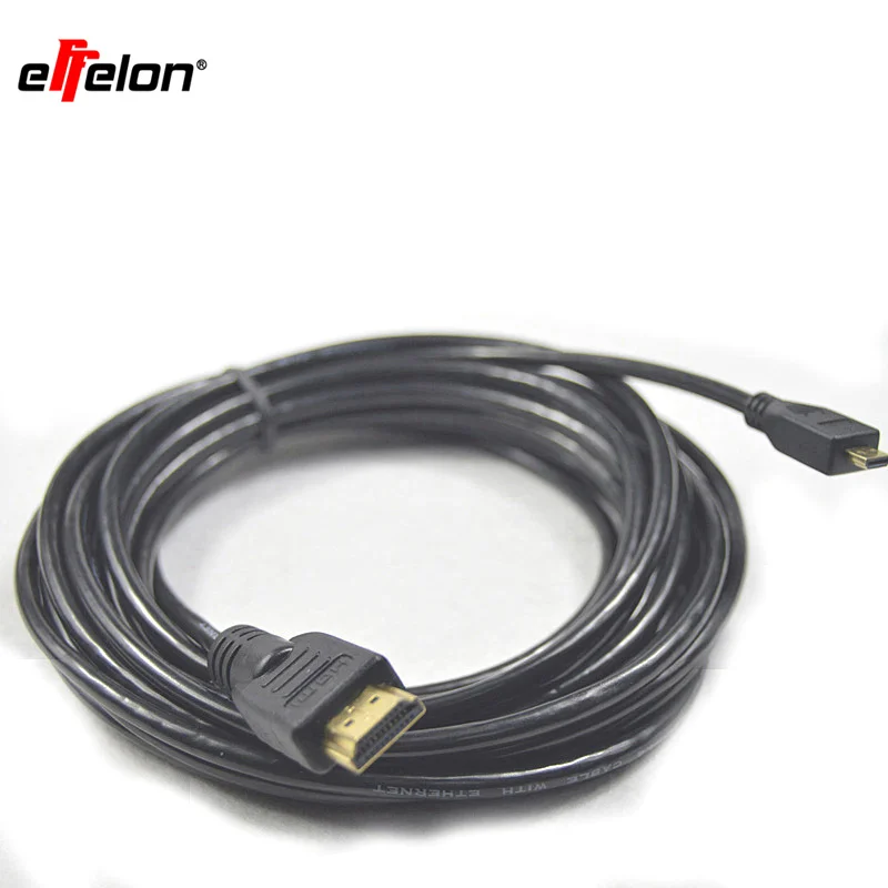 Effelon 1 м/3 м/5 м мужчинами Micro HDMI кабель M/M конвертер шнур для GoPro Hero 4/плюс |