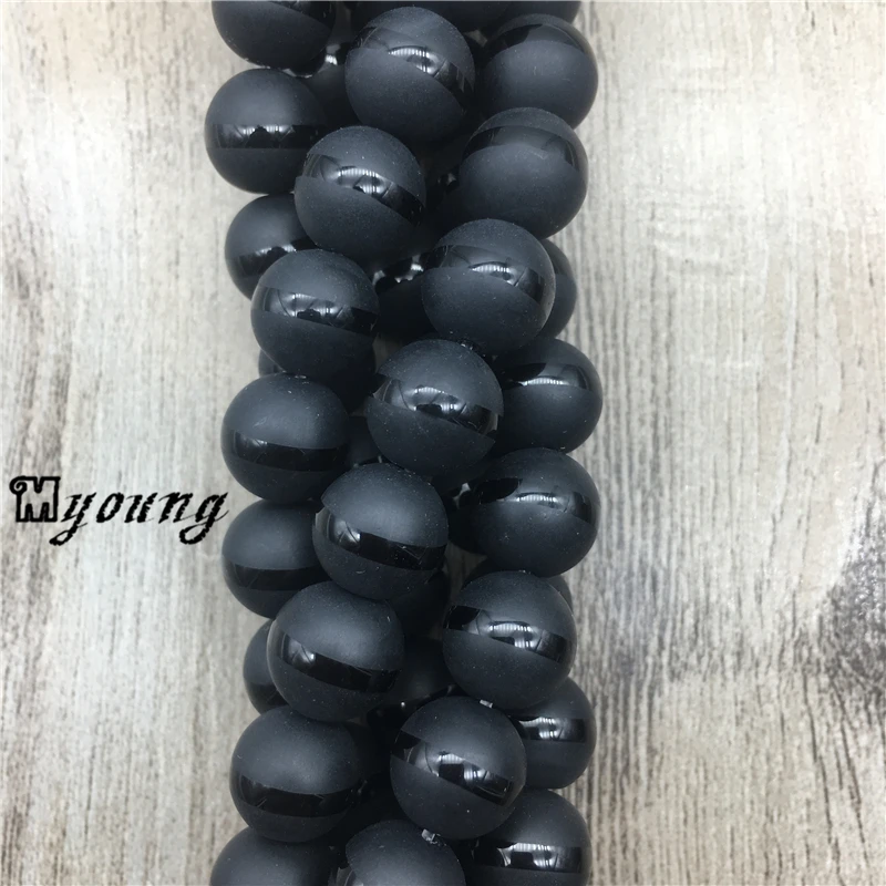 15.5 Inch Matte Onyx Beads,One Line Stripe Pattern Frosting Agates Round Beads, Drilled Beads,5 Strands/ Lot MY1489
15.5 Inch Matte Onyx Beads,One Line Stripe Pattern Frosting Agates Round Beads, Drilled Beads,5 Strands/ Lot MY1489