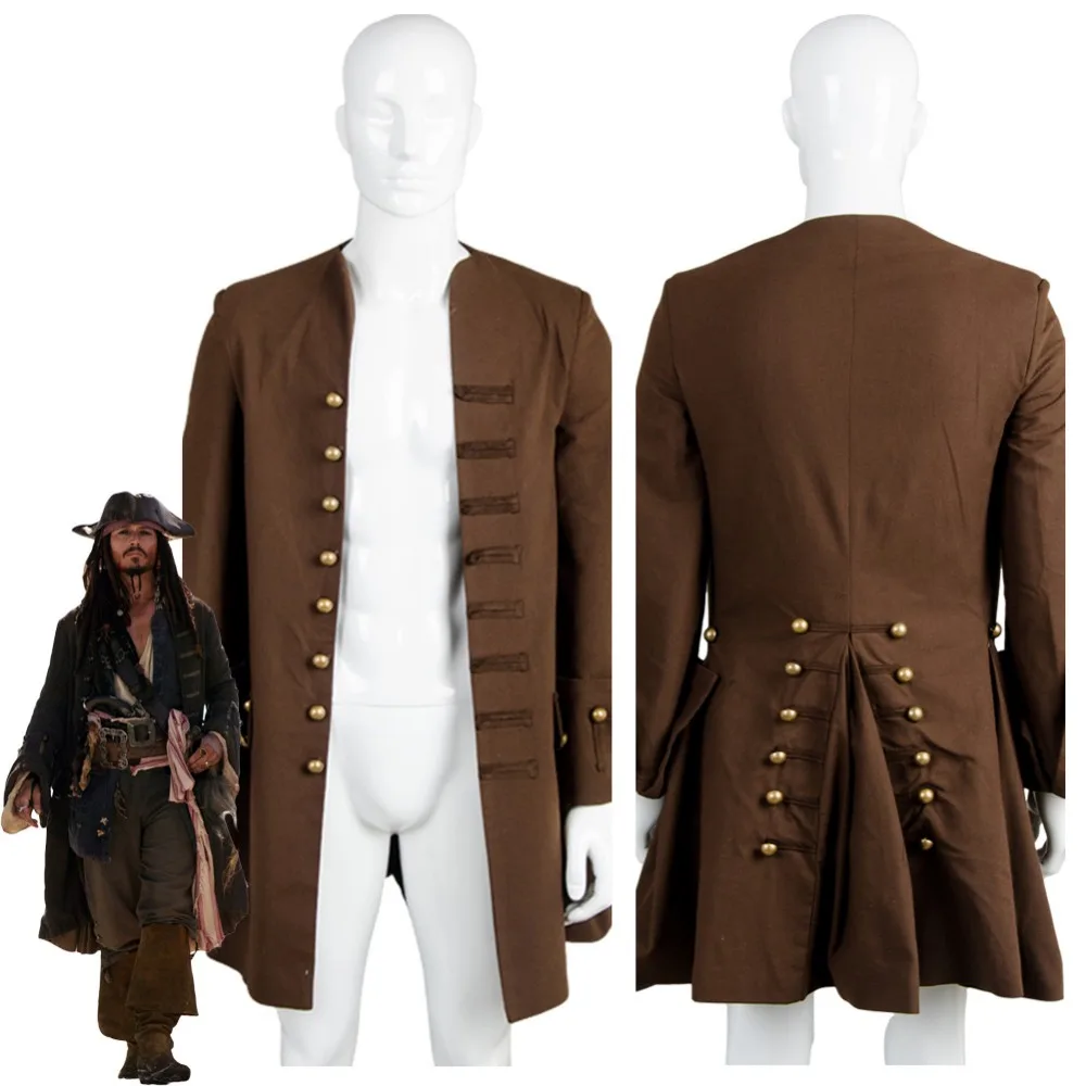 Pirates Cosplay Costume Captain Jack Costume Sparrow Jacket Only Costume Halloween Cosplay Costume
Pirates Cosplay Costume Captain Jack Costume Sparrow Jacket Only Costume Halloween Cosplay Costume