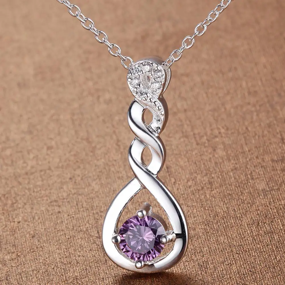 purple zirconsimplesilver plated Necklace Silver Pendant Jewelry /YKGCDXCR GWWUECRY
purple zirconsimplesilver plated Necklace Silver Pendant Jewelry /YKGCDXCR GWWUECRY