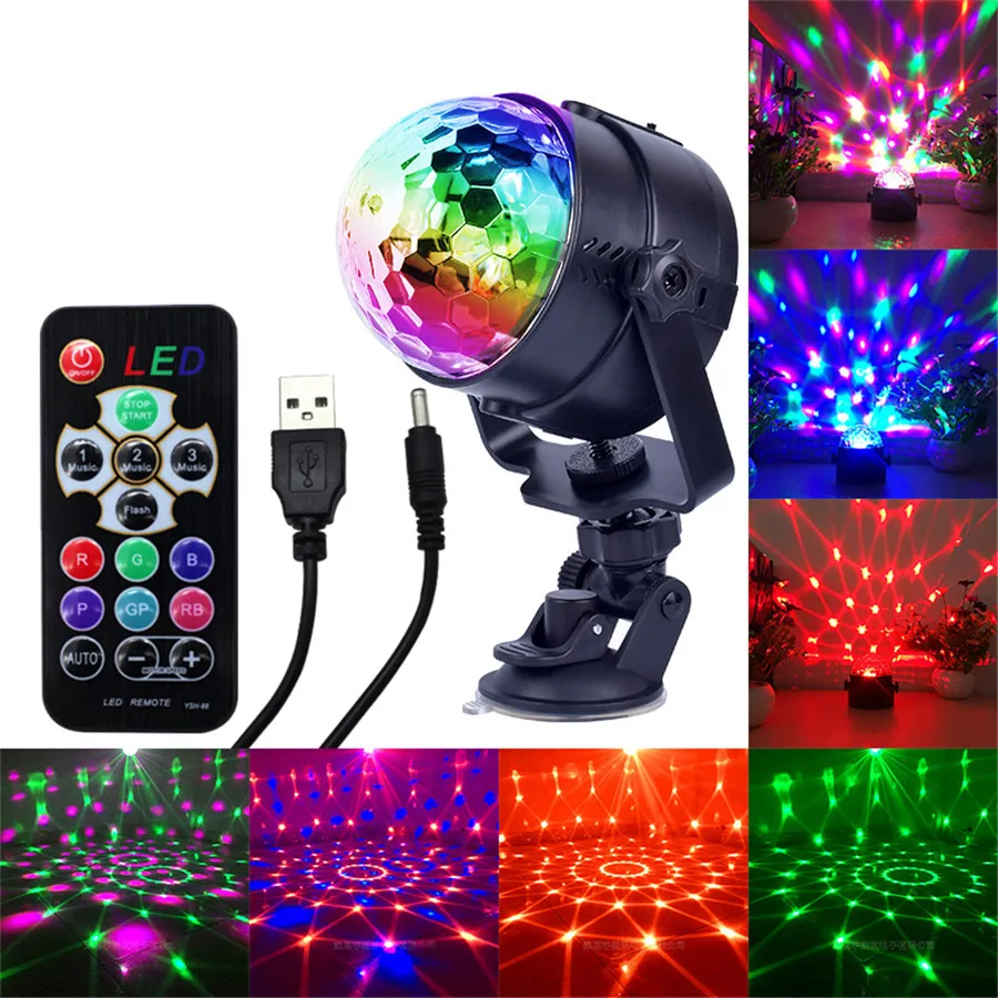 USB powered 5V Mini led stage light IR Remote Colorful LED Crystal Magic Rotating Ball Stage Lamp KTV,Bar,Party,Holiday,New Year
USB powered 5V Mini led stage light IR Remote Colorful LED Crystal Magic Rotating Ball Stage Lamp KTV,Bar,Party,Holiday,New Year