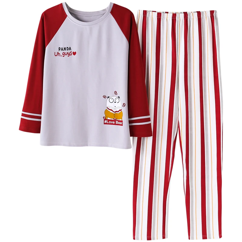 New Autumn Pajama Sets Couple Pajamas Men Sleepwear Pijama Mujer Cartoon Pijama Long Sleeve Nightwear Homewear Plus Size Pyjamas
New Autumn Pajama Sets Couple Pajamas Men Sleepwear Pijama Mujer Cartoon Pijama Long Sleeve Nightwear Homewear Plus Size Pyjamas