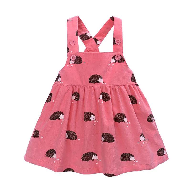 Baby Girls Cotton Sleevelss Dress Cartoon Hedgehog Print Strap Dress Infant Newborn Baby A-line Dresses
Baby Girls Cotton Sleevelss Dress Cartoon Hedgehog Print Strap Dress Infant Newborn Baby A-line Dresses