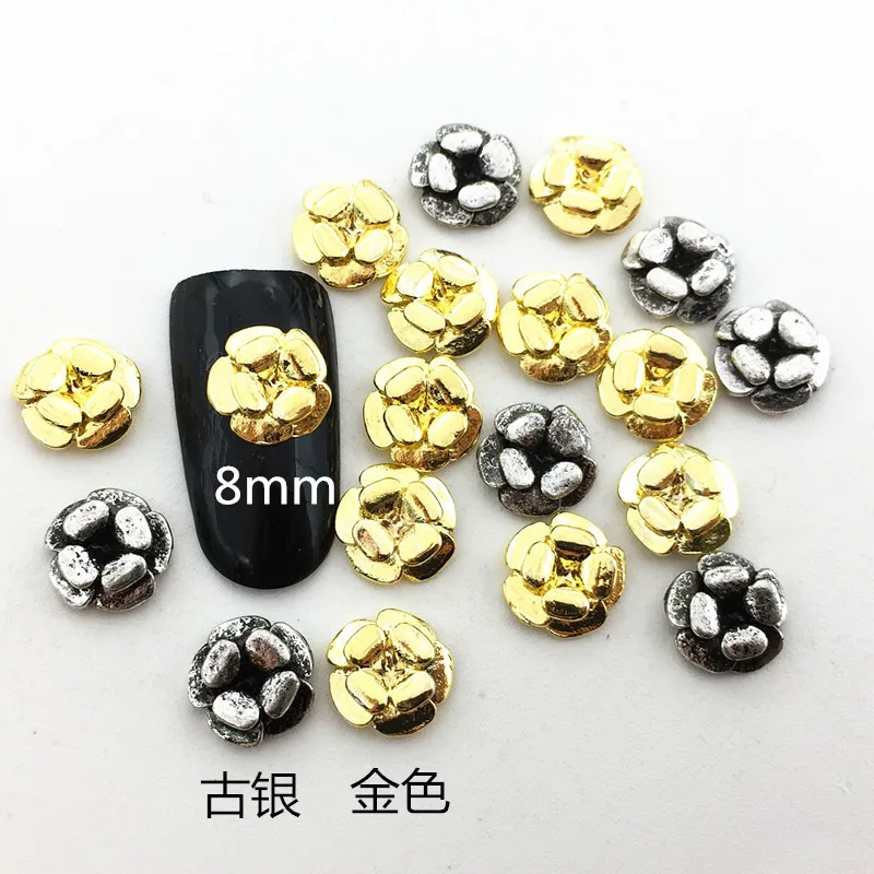 100pcs New Retro Rose Nail Ornaments Japanese Metal Stereo Nail Ornaments Alloy Crystal Nail Patch
100pcs New Retro Rose Nail Ornaments Japanese Metal Stereo Nail Ornaments Alloy Crystal Nail Patch