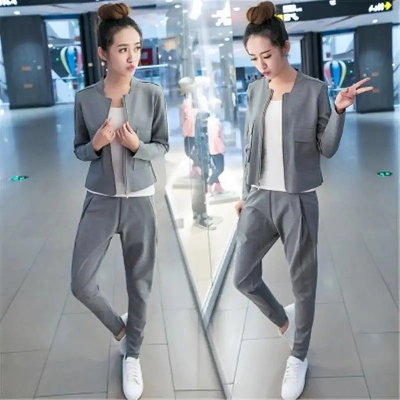 The new set of female spring and autumn 2019 new tide Korean version of loose fashion Slim ladies suits TX57
The new set of female spring and autumn 2019 new tide Korean version of loose fashion Slim ladies suits TX57