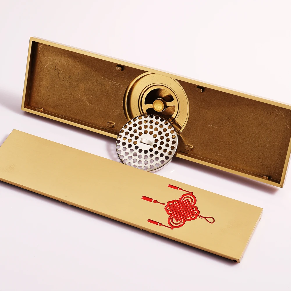 HIDEEP Gold Color Brass Floor Drain for Bathroom Filter Strainer Drainer Bathroom Deodorization Type Line Floor Drain for Family
HIDEEP Gold Color Brass Floor Drain for Bathroom Filter Strainer Drainer Bathroom Deodorization Type Line Floor Drain for Family