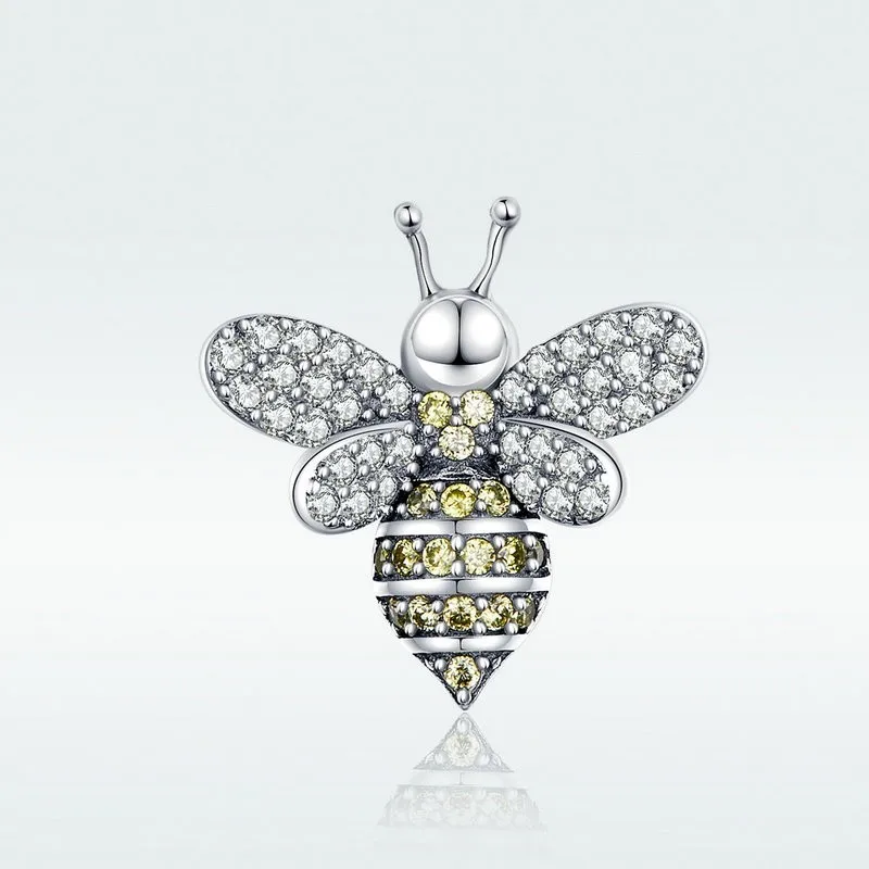 Queen Bee Charm 925 Sterling Silver Insert Bee Charms For Original Women Silver Snake Bracelet & Bangle Necklace Scc1194
Queen Bee Charm 925 Sterling Silver Insert Bee Charms For Original Women Silver Snake Bracelet & Bangle Necklace Scc1194