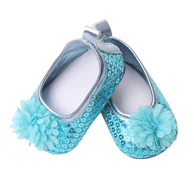 18 inch Girls doll shoes Princess dress shoe delicate sequins American new born accessories Baby toys fit 43 cm baby s153
18 inch Girls doll shoes Princess dress shoe delicate sequins American new born accessories Baby toys fit 43 cm baby s153